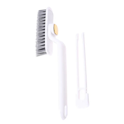 Multi-Function Rotating Crevice Cleaning Brush Hand-Held 360° Rotating Corners Cleaning Tool for Bathroom Kitchens Tile Floors