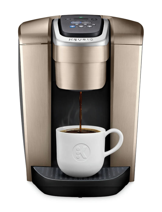 K-Elite, Single Serve K-Cup Pod Coffee Maker, Brushed Gold