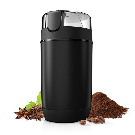 Electric Coffee Grinder, One-Touch Coffee Bean Grinder with Stainless Steel Blades, New