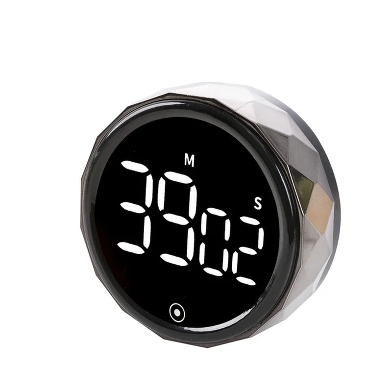 Kitchen Timer Digital Countdown Magnetic Egg Timer for Cooking with Constant Light Function for Classrooms Quiet for Kids Adults